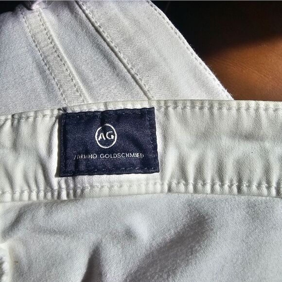 AG White Skinny Jeans Sz 27 With 28" Inseam, Excellent Condition - Picture 6 of 6